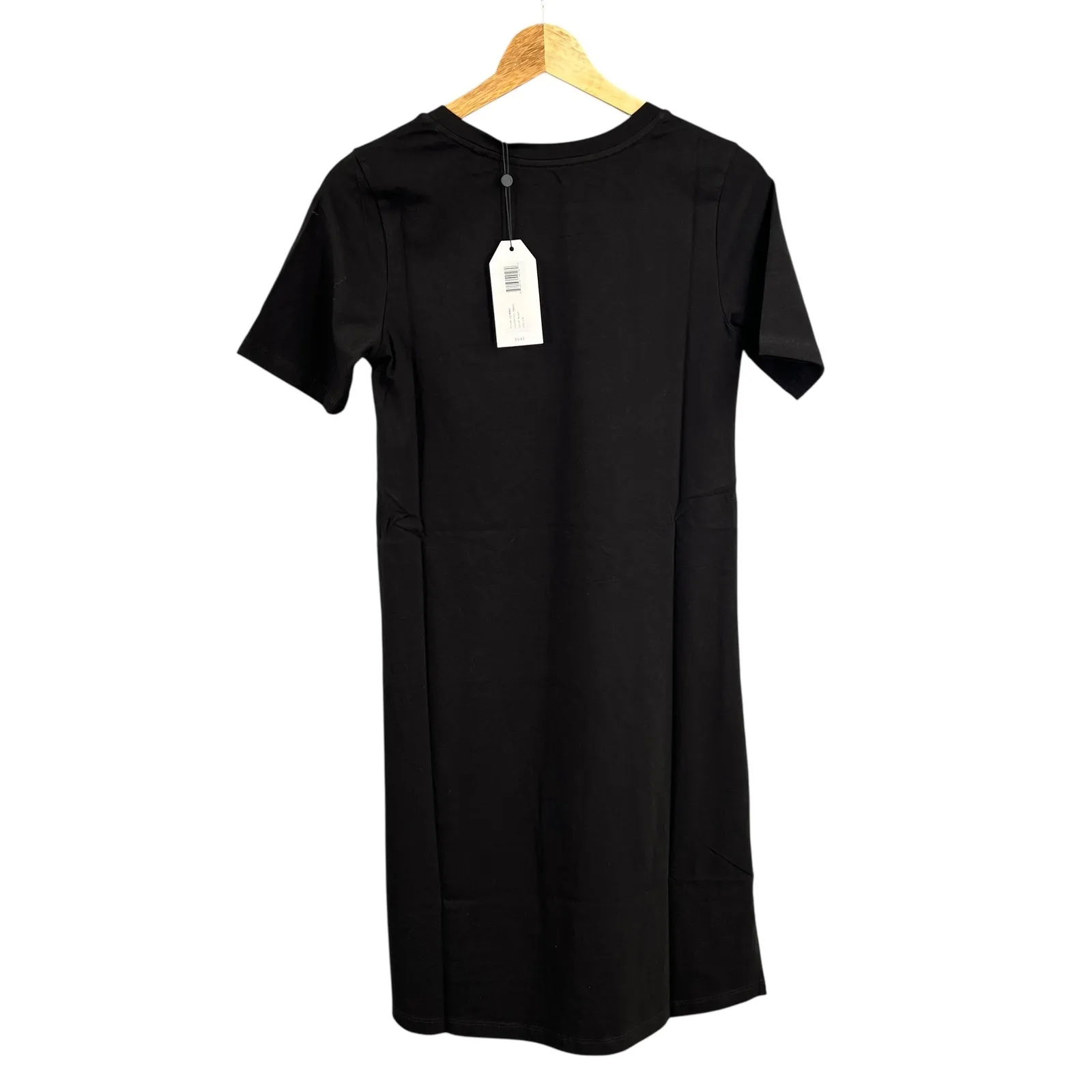Universal Standard Tesino Black Cotton T-Shirt Dress Size 4XS (00-0) New - Image 3