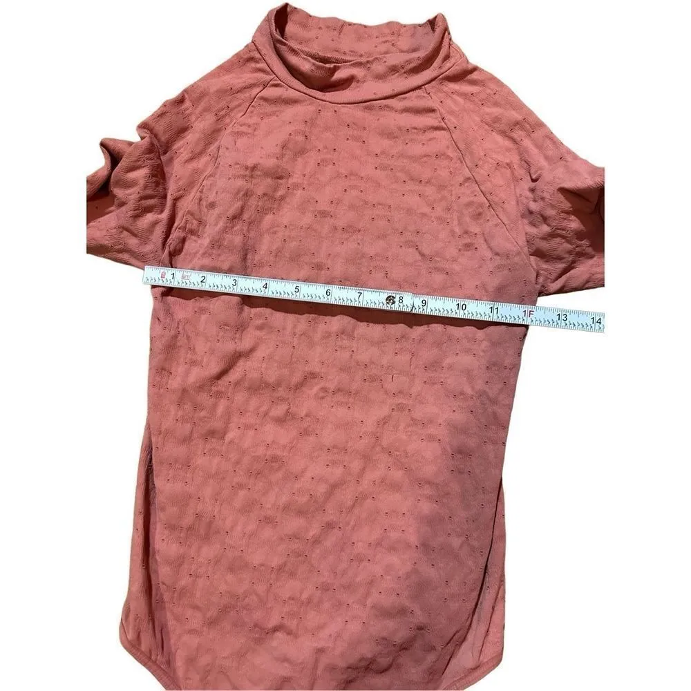 Free People Intimately Seamless Mock Neck Bodysuit Long Sleeve mauve pin… - Image 8