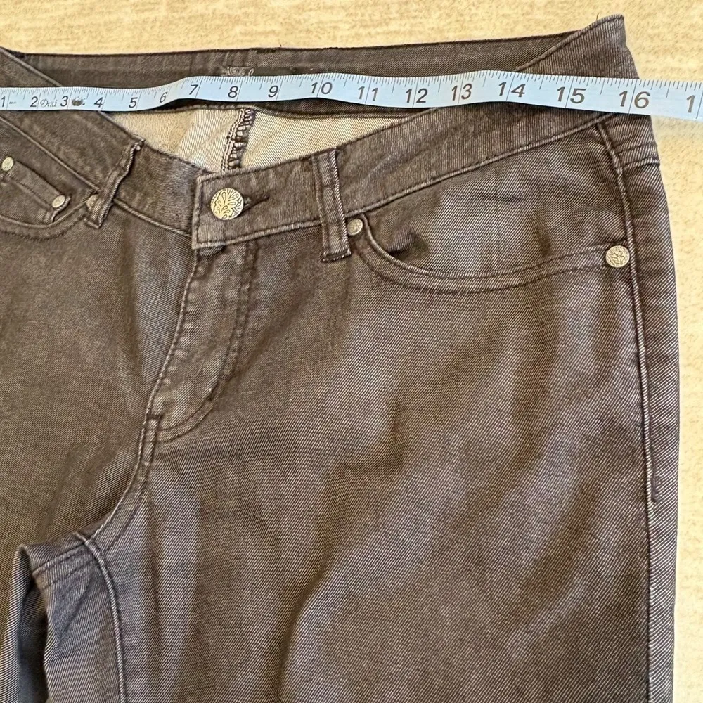 prAna Jada Jean Low-Rise Stretch Dark Denim Solid Women's Tall 31.5" Inseam 6/28 - Image 4