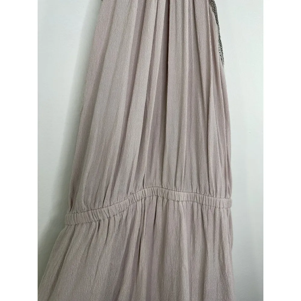 Miss Me Cream Grey Undertone Sleeveless Mini Dress Women's Size Small S - Image 4