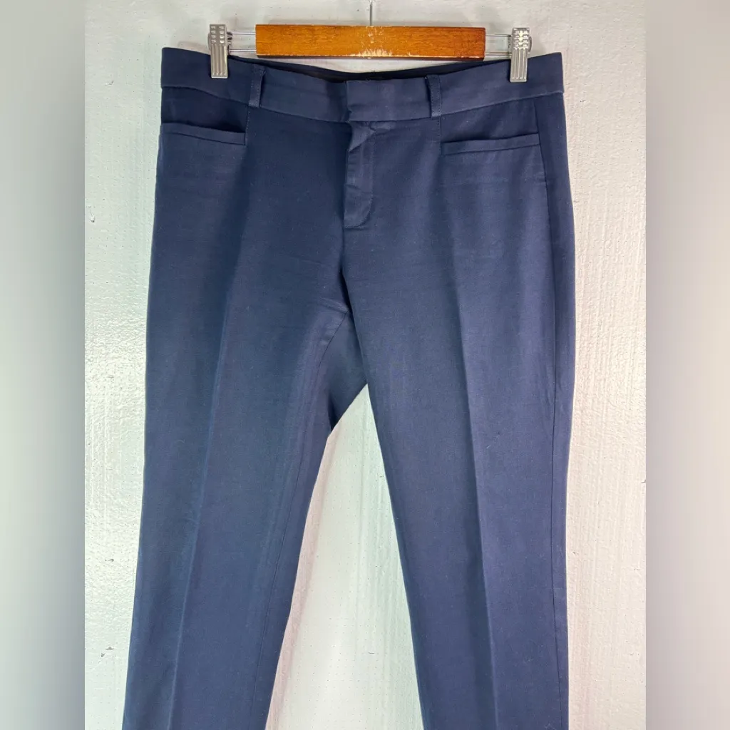 Banana Republic SLOAN 6 Women's Workwear Navy Trousers - Image 3