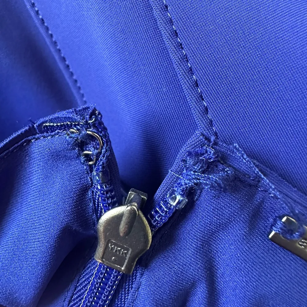 Elie Tahari Womens Marley Seamed Sheath Blue 10 - Image 7