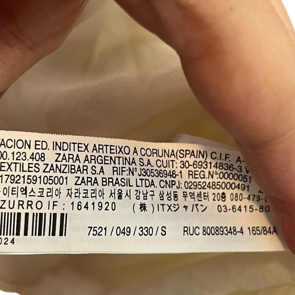 Zara Short Printed Dress Multi Orange Bloggers Favorite 7521/049 New Womens XS - Image 9