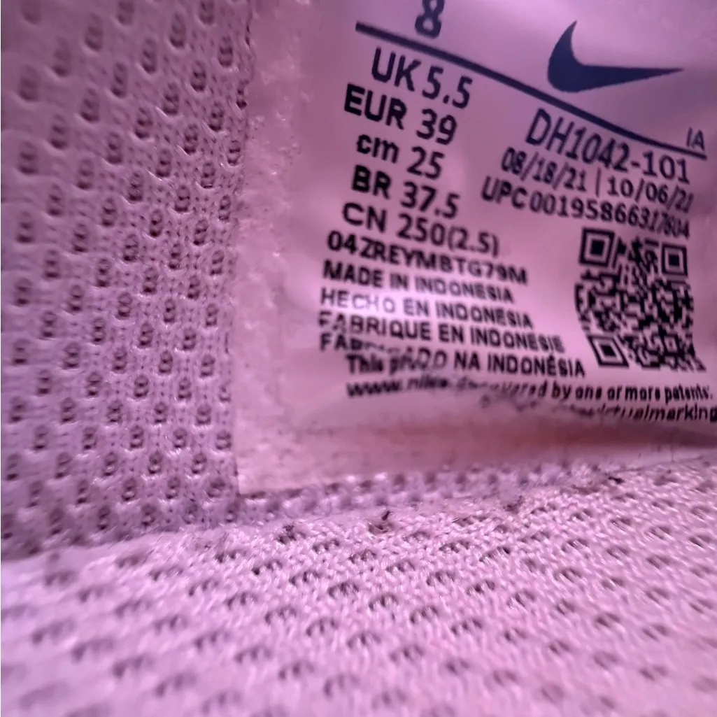 Nike Court Zoom Lite 3 Shoes White and Silver Sz 8 - Image 7