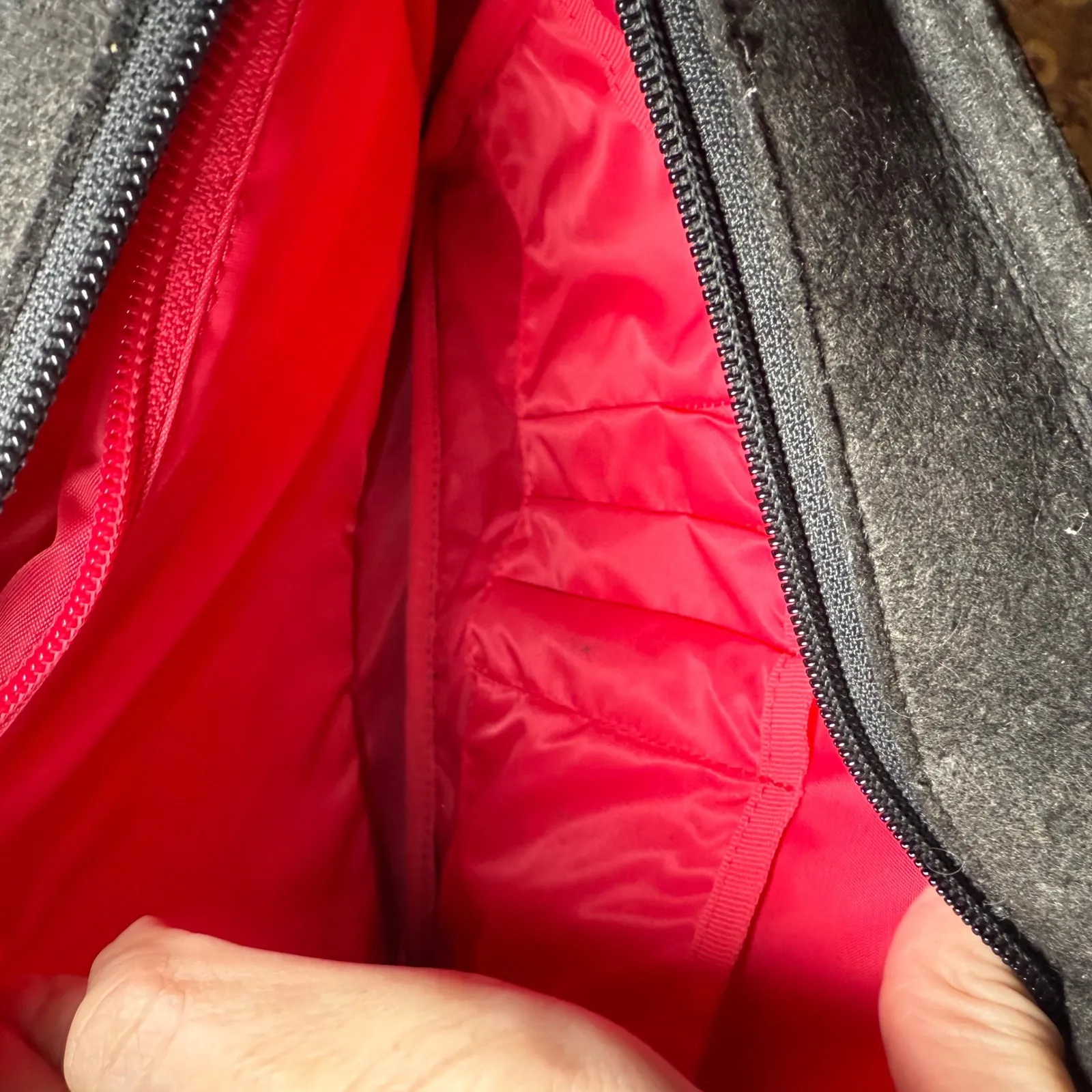 OGIO Charcoal Gray Shoulder Wool Messenger Bag Boho Casual Crossbody Everyday - Image 15