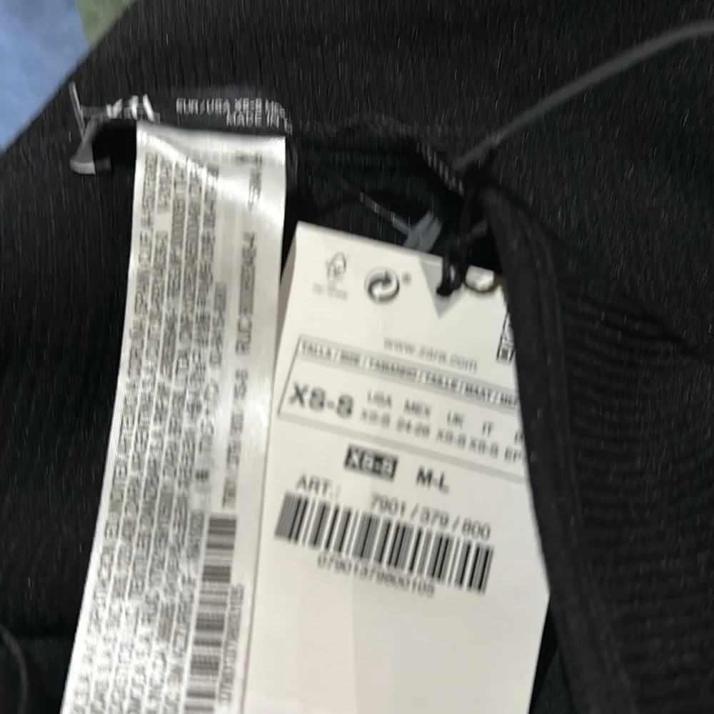 NWT ZARA SEAMLESS JEWEL BUTTERFLY TOP BLOGGERS FAV BLACK SZ-XS-S - Image 8