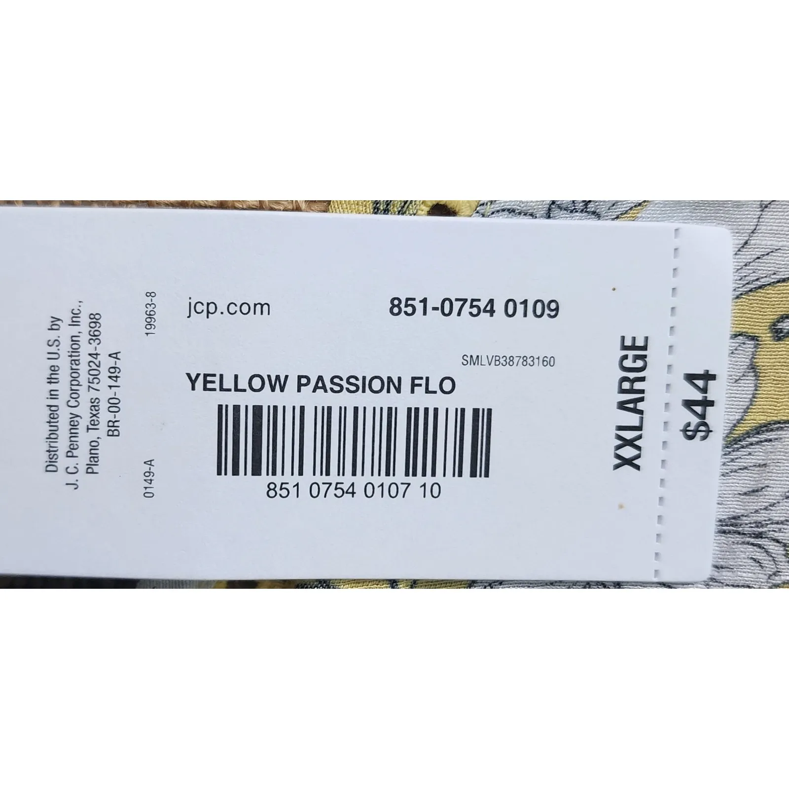 Liz‎ Claiborne Women's XXL Floral Blouse Yellow Passion Flowy Long Sleeve - Image 5