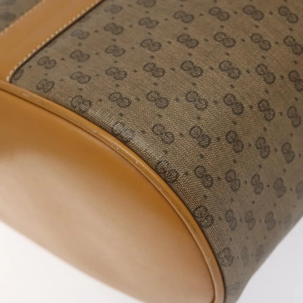 Micro GG Supreme Shoulder Bag PVC Beige Gold Authentic - Image 4