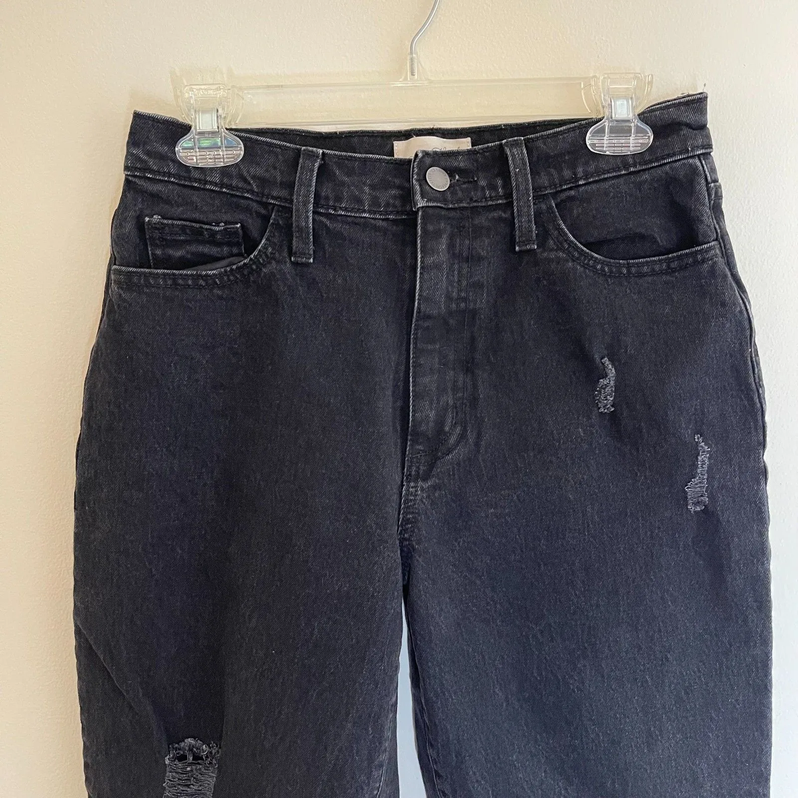 Universal Thread | Black Vintage Straight High-Rise Jeans | Size 6 / 28 - Image 4