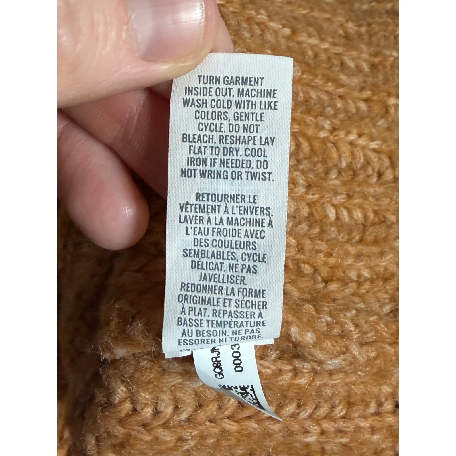 Aerie Ribbed Knit Hoodie Pullover Sweater Women's Size S Wool Blend Soft Warm - Image 7