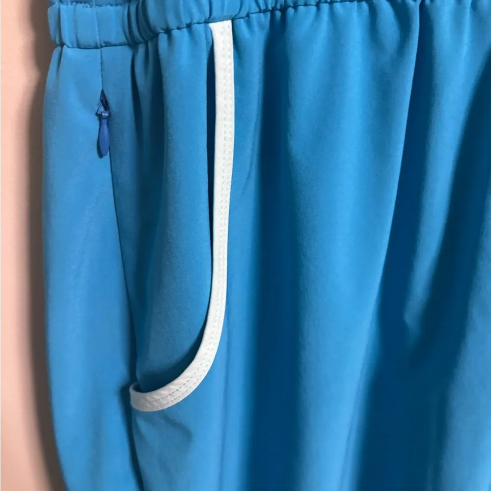 Title Nine 9 Tank Dress Size Large Blue Green Color Block Tennis Golf Pockets - Image 7