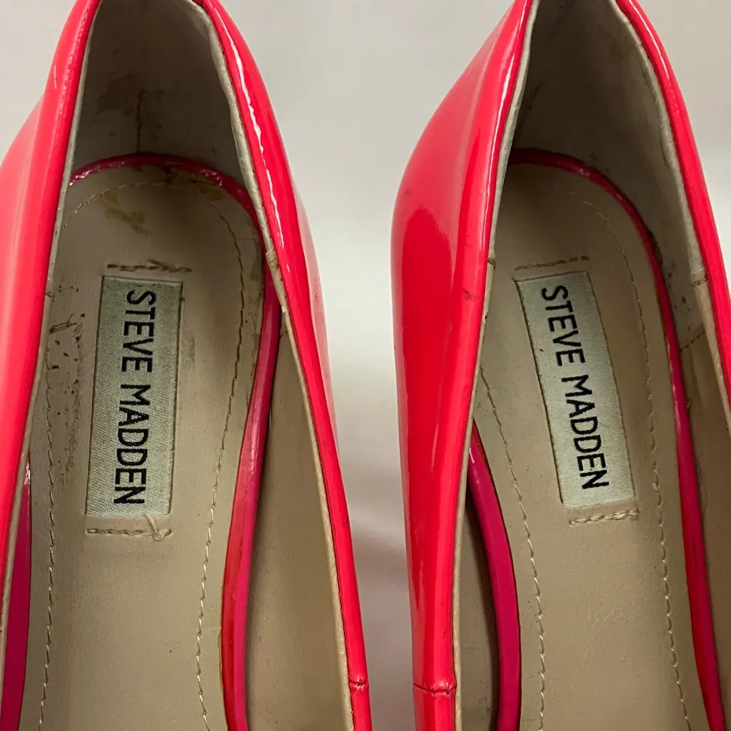 Steve Madden Hot Pink Heels Women’s Size 9 - Image 4