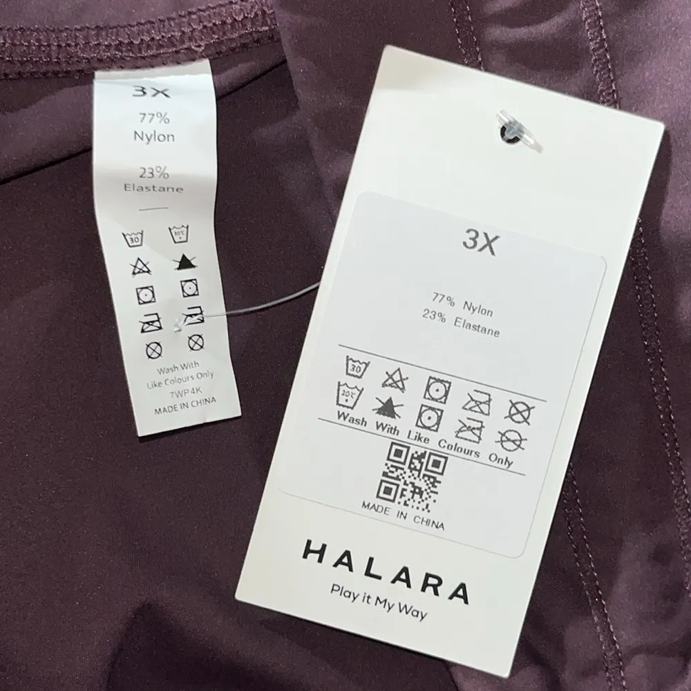 Halara NWT Size 3X Potent Purple SoftlyZero Plush High Waist Full Length Joggers - Image 3