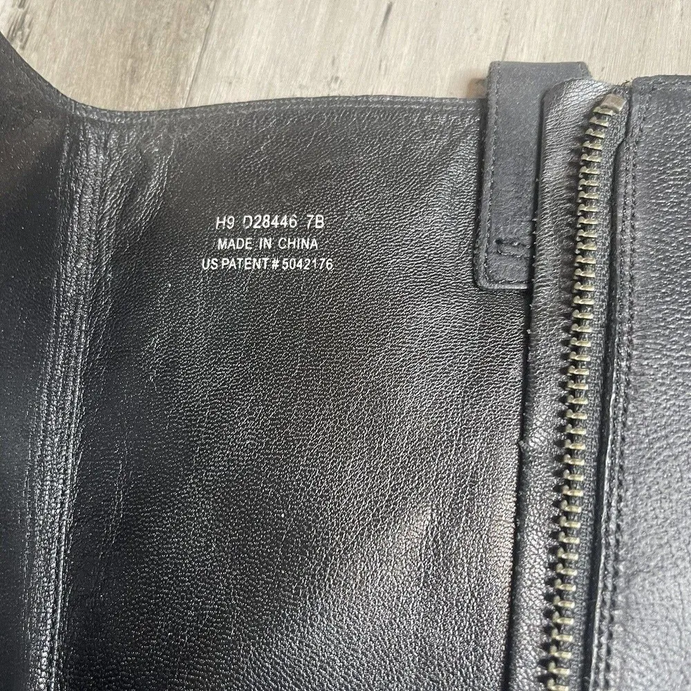 Cole Haan Leather Riding Boots Black Size 7 B - Image 3