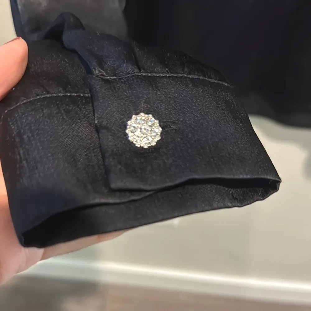 ZARA  Black Backless Long Sleeve Blouse - Image 6