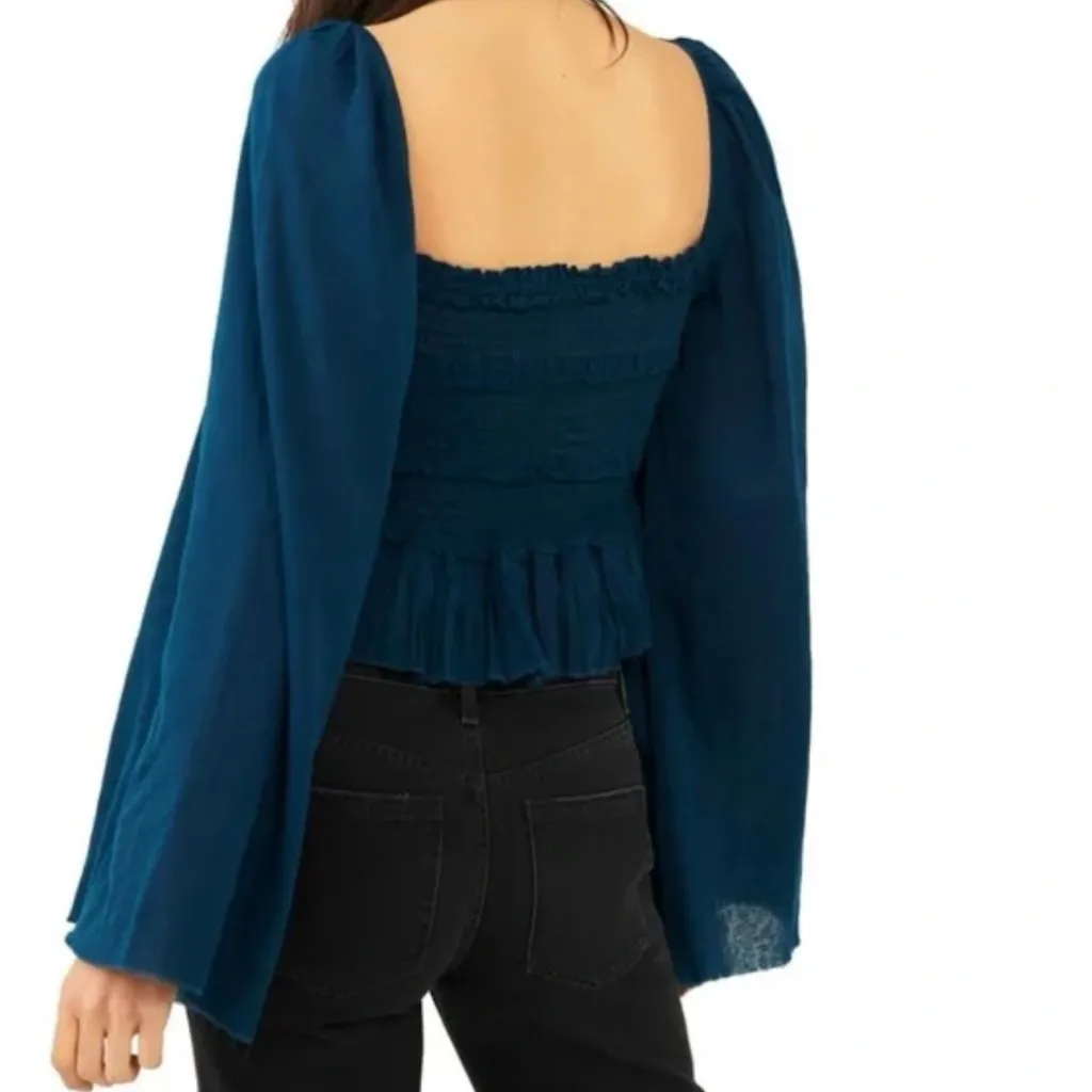 Free People Afton Top in color Overboard Size Large NWT Retail $138 - Image 3