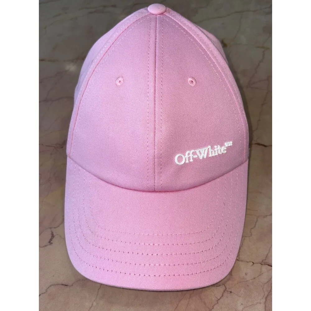 OFF-WHITE 3D Logo Baseball Cap in Sea Pink Medium New Unisex Womens Mens Hat - Image 5