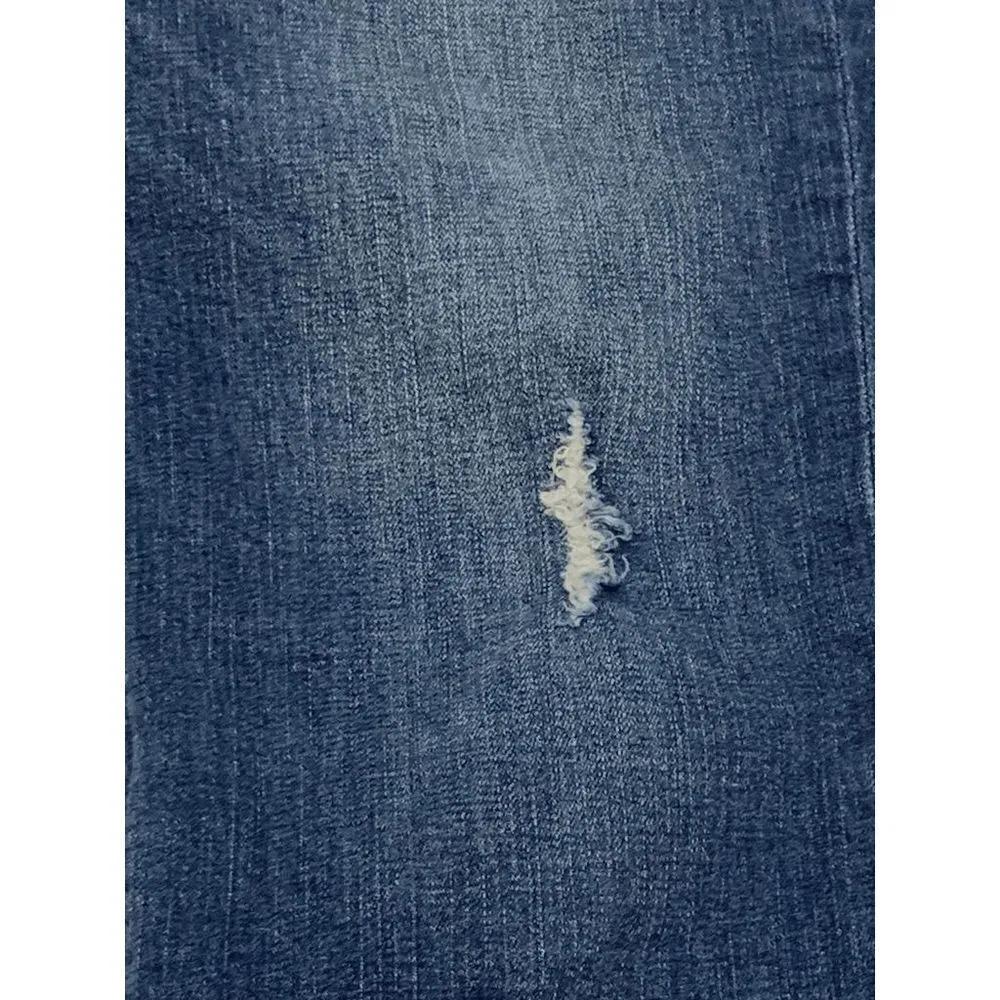 Democracy Womens Denim Jeans Low Rise Distressed Blue Size 6 - Image 6
