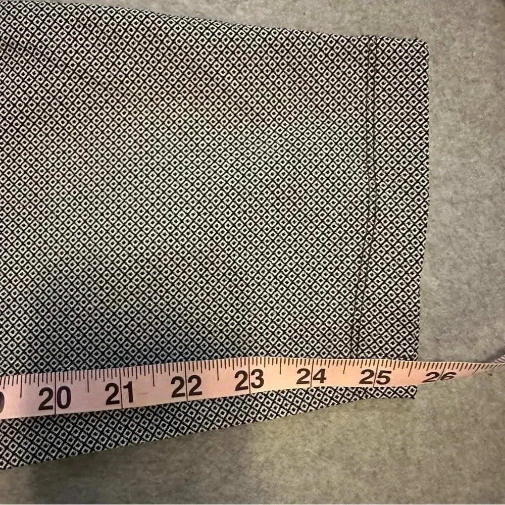 NWT Max Studio Women's Double Knit Slim Trouser houndstooth size S - Image 6