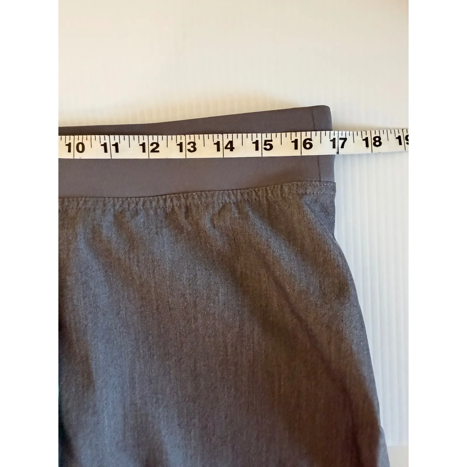 FIGS Scrub Pants Size M Medium Grey Technical Collection Drawstring Waist - Image 6