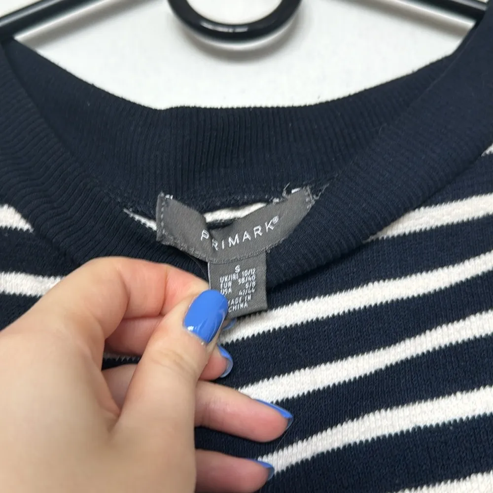 Primark Blue and White Sweater - Image 2