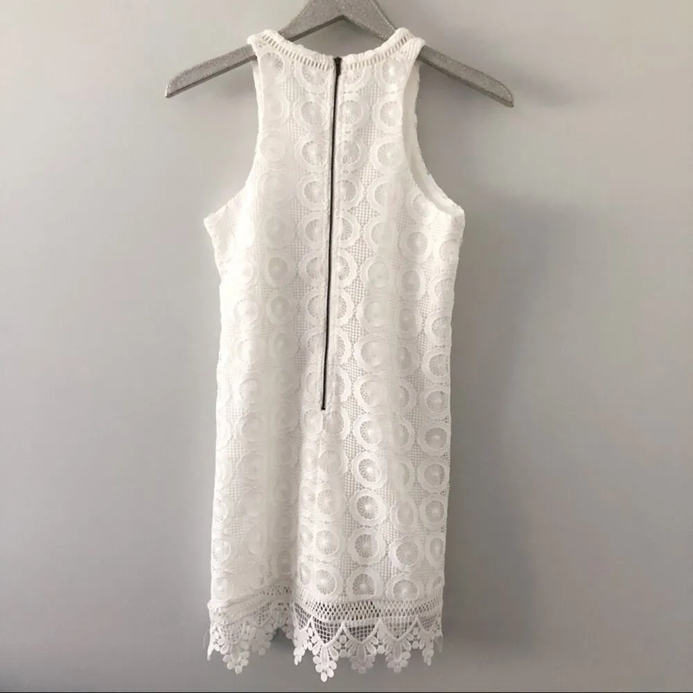 Lovers + Friends Escape White Lace Up Neckline Mini Dress - Image 2