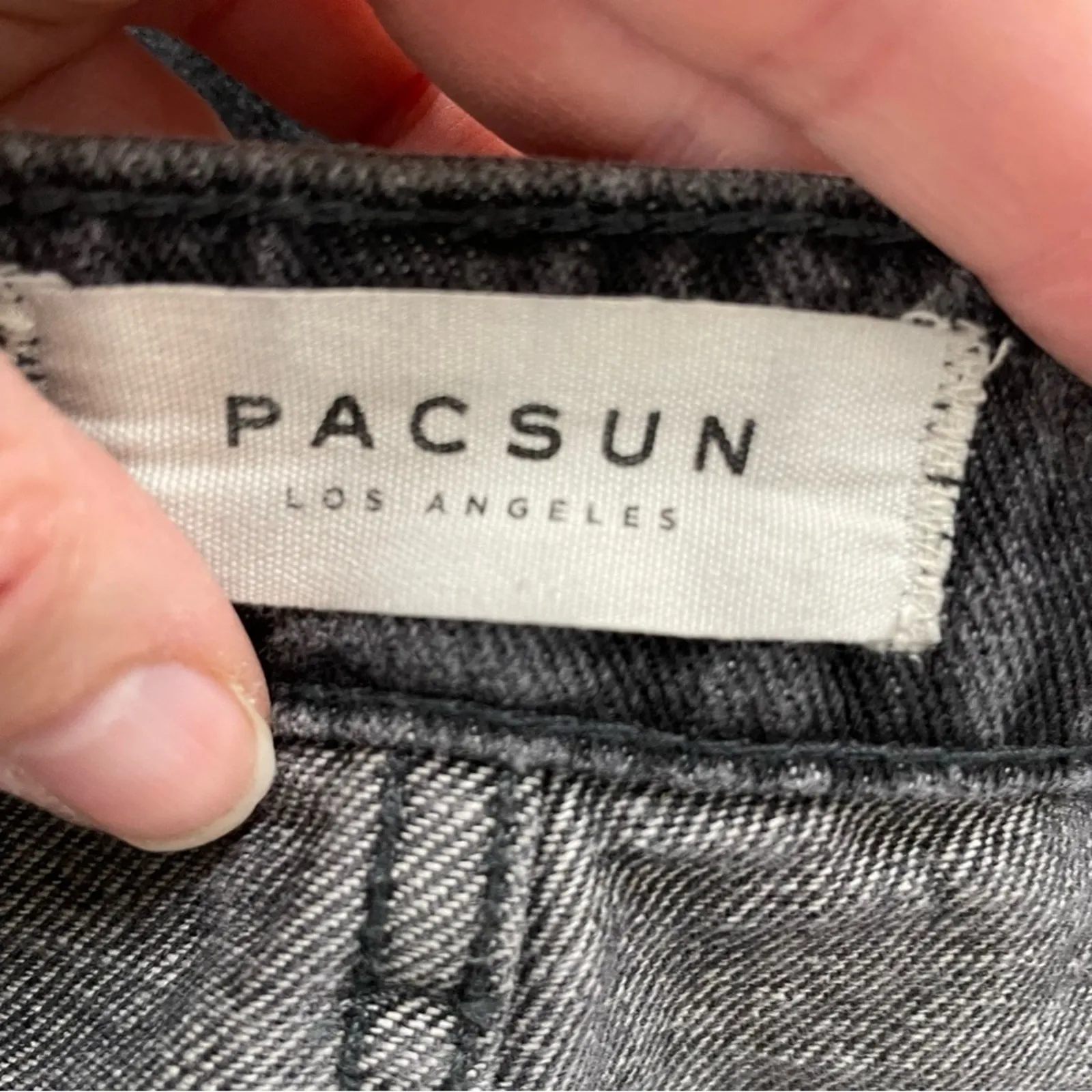 Pacsun Grey High Rise Mom Jeans Womens 23 Denim Casual Zip Fly 90s Style - Image 8