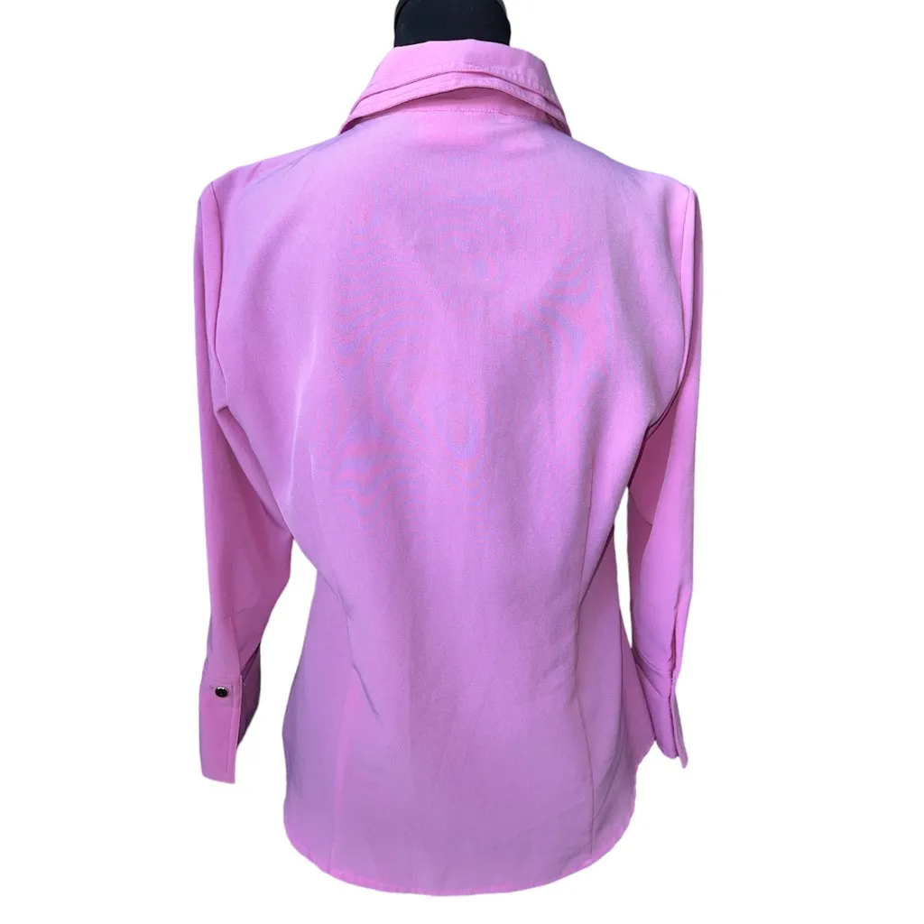 Kathy Che Pink Button Down Blouse🦎🌵 - Image 2