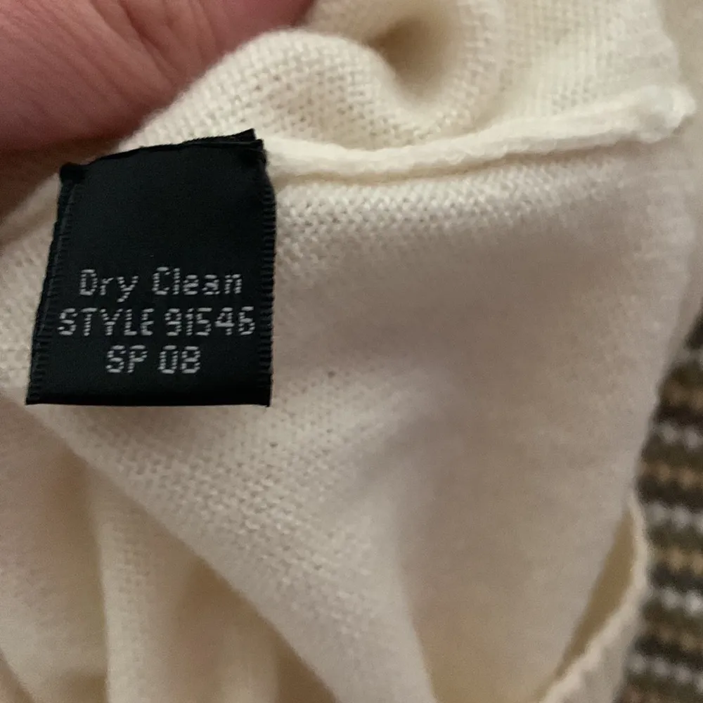 J. Crew Collection 100% Cashmere shirt beautiful collar woman size SMALL - Image 7