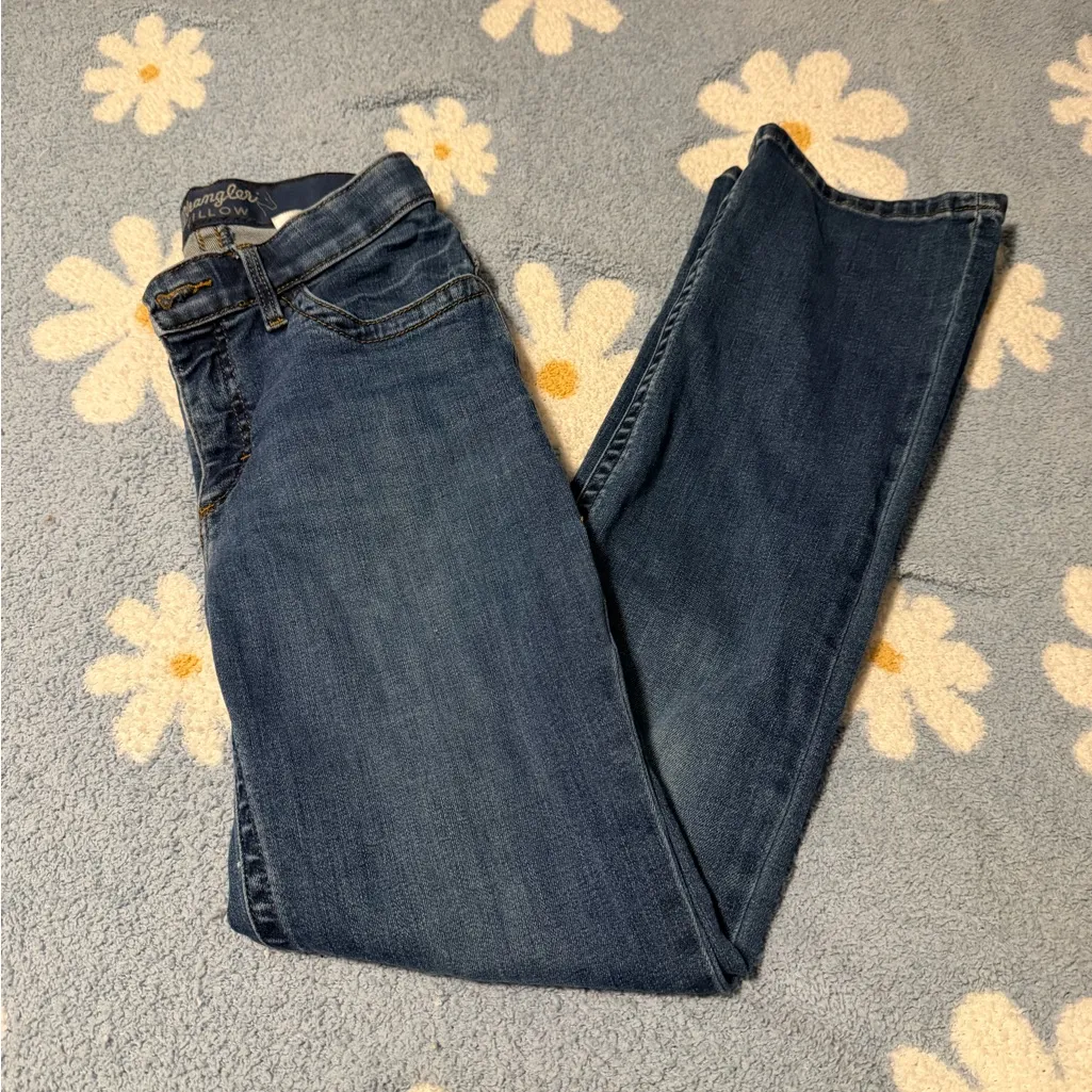 Wrangler Women's Dark Blue Flare Jeans - Image 3