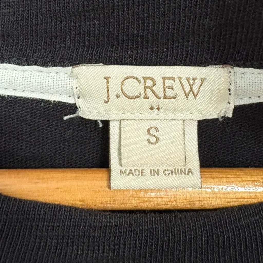 J. Crew Black Varsity Stripe‎ Dress Size Small - Image 5