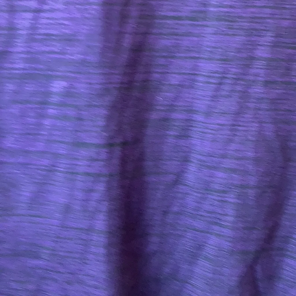 🌞Rock & Republic Heather Purple V Neck Crisscross Detail Long Sleeve Shirt A-75 - Image 7