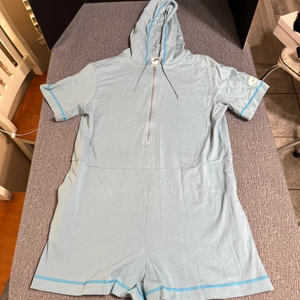 Nike Women’s Zip Front Hooded Romper - Image 2