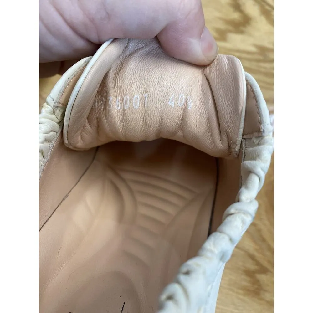 AGL Suzie Sneaker 10 Ivory Leather Lace Up Low Top Walking Comfort Shoes S72 - Image 6