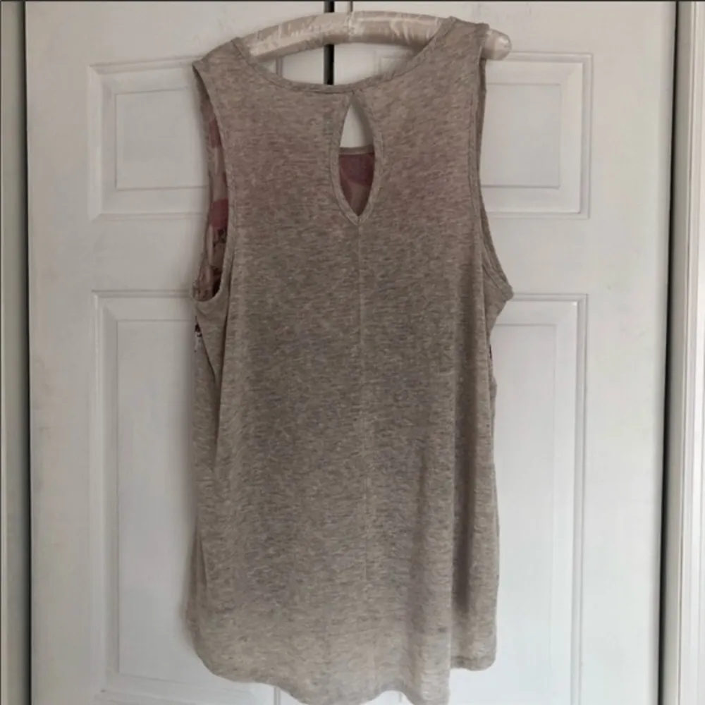 Nordstrom Bobeau sleeveless floral blouse top - Image 4