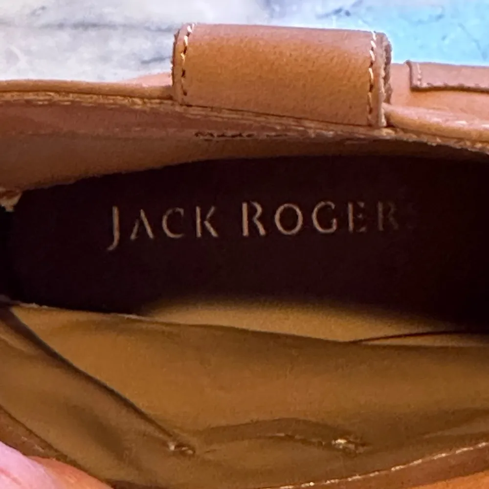 Jack Rogers Oak Stella Leather Pull On Boot SZ 8 1/2 Good Condition - Image 7