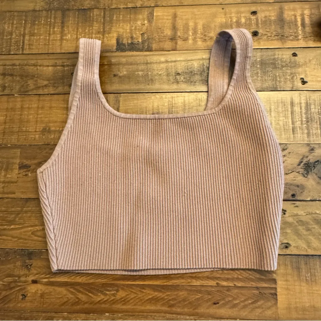ARITZIA | BABATON Sculpt‎ Knit Squareneck Cropped Tank - Image 2