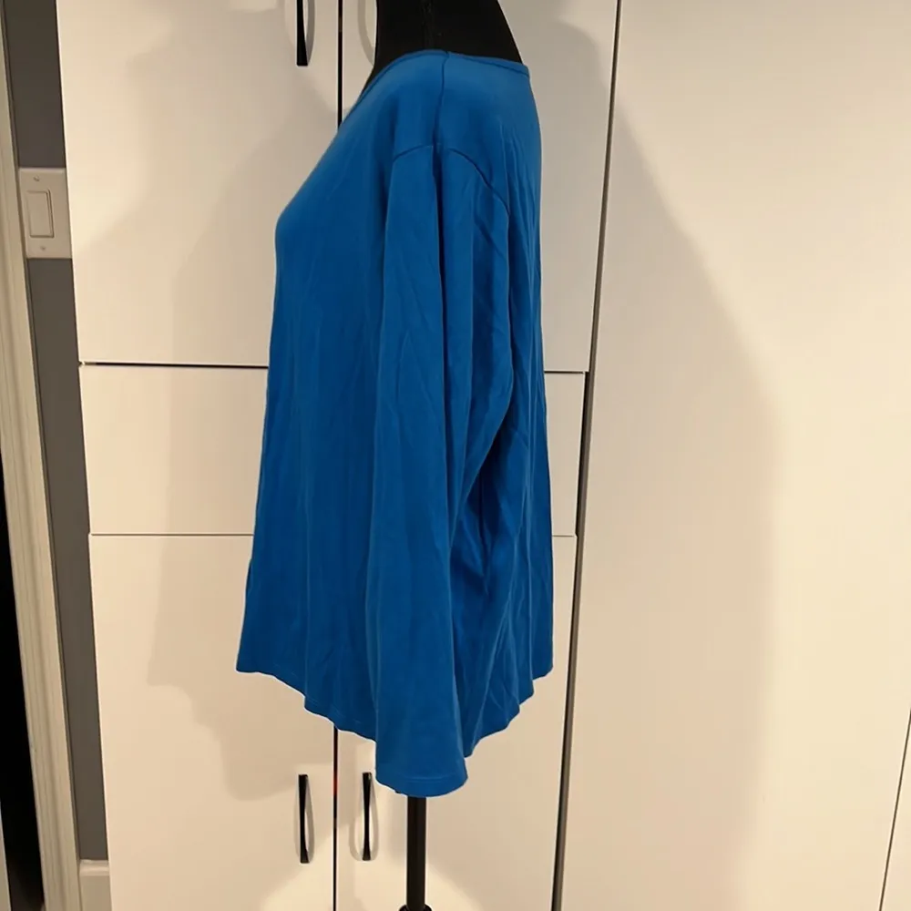 L.L. Bean cotton long sleeve‎ top . Size 2XL - Image 3