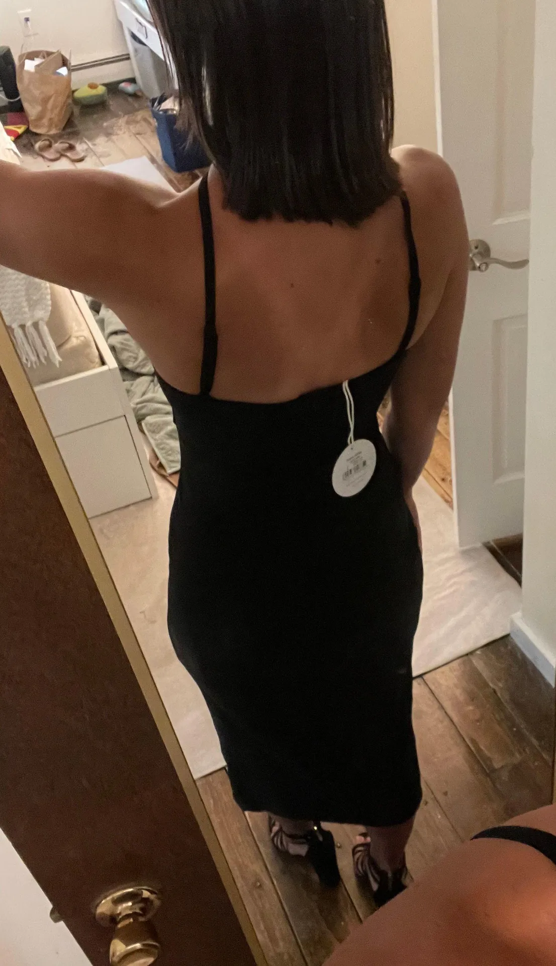 Petal and Pup Black Dress  - Image 3