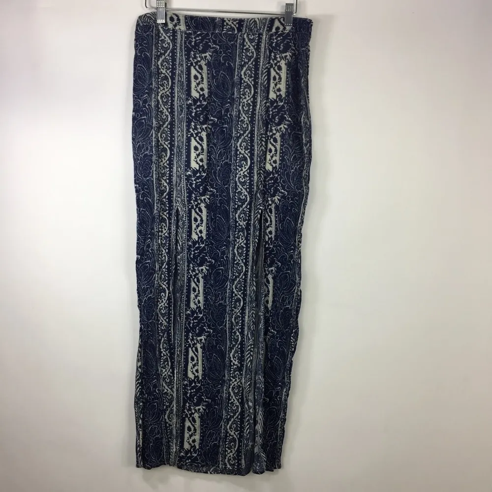 American Eagle Double Slit Maxi Skirt Hobo 8 - Image 11