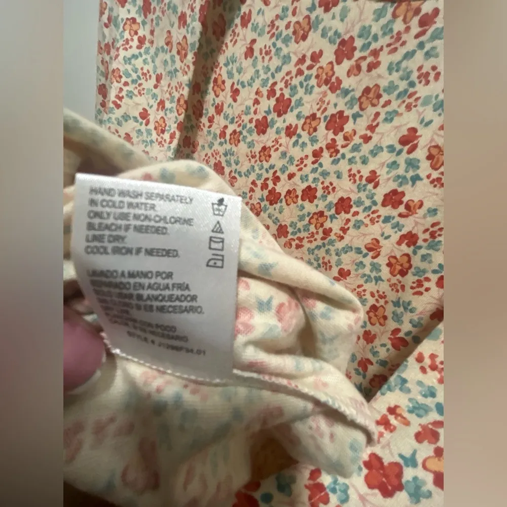 Patron of Peace Ditsy Floral Print Midi Dress Summer Size Medium NWOT - Image 7