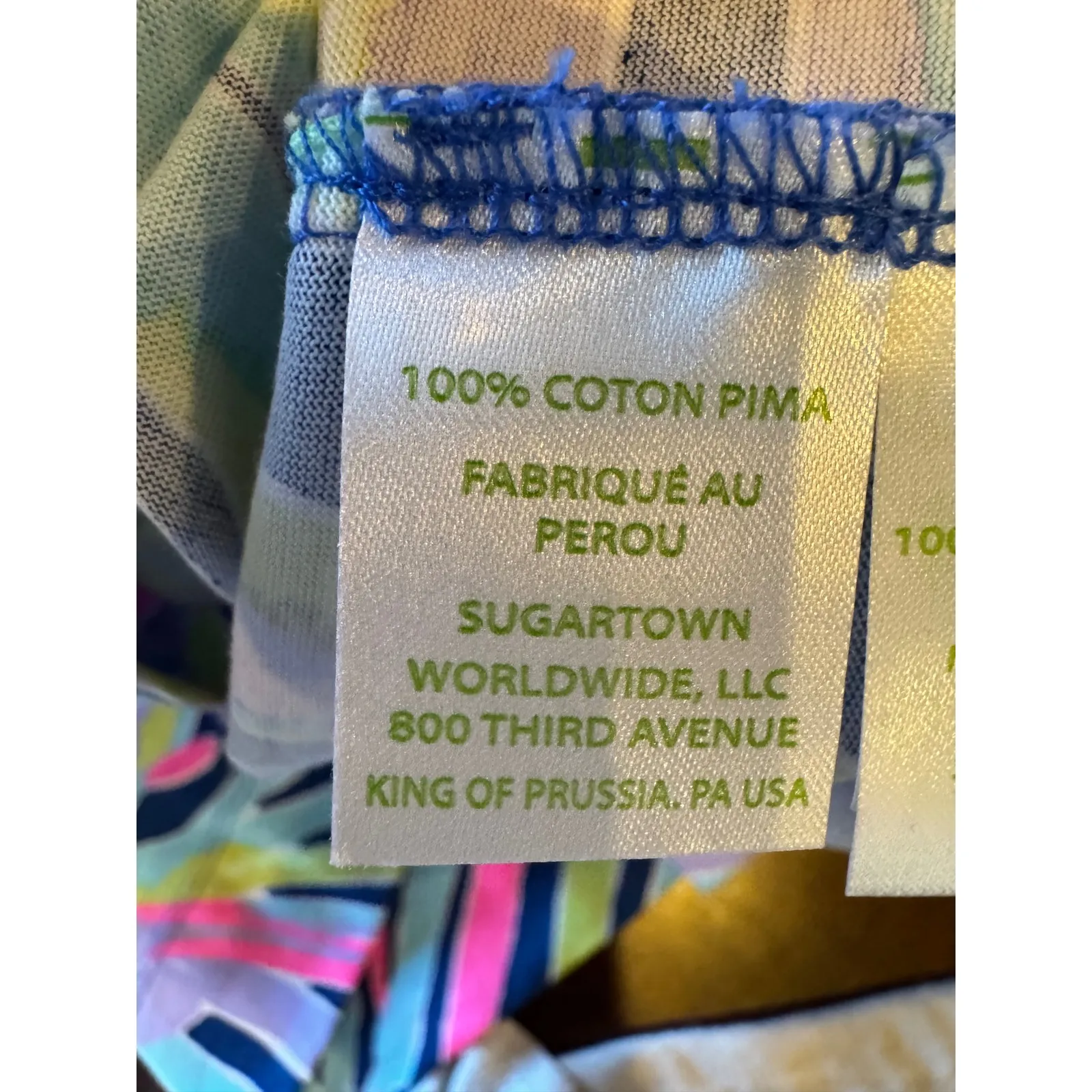 Lilly Pulitzer Dress Women XS Pink Blue Floral Indigo Sea Cori‎ Mini Preppy Boho - Image 9