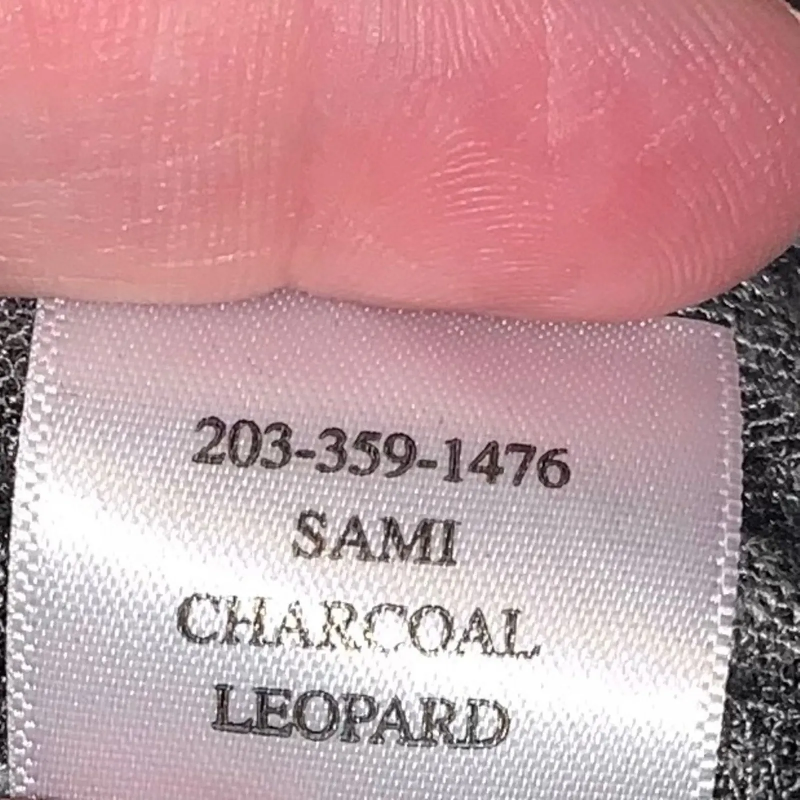 Rails Sami Charcoal Leopard V Neck Long Sleeve Tee - Image 7