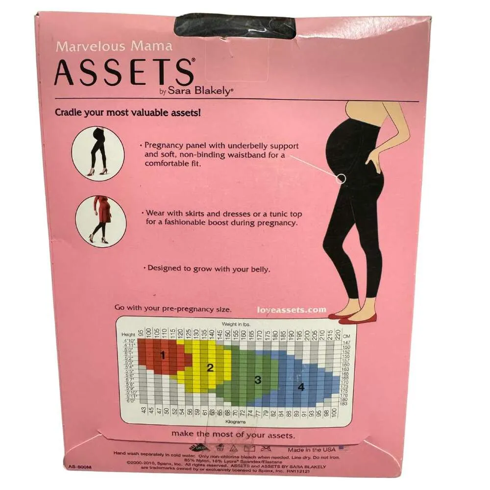 ASSETS BY SPANX Maternity Supportive Lucky Leggings Marvelous Mama Lucky XS 1 Gray Size undefined - Image 4