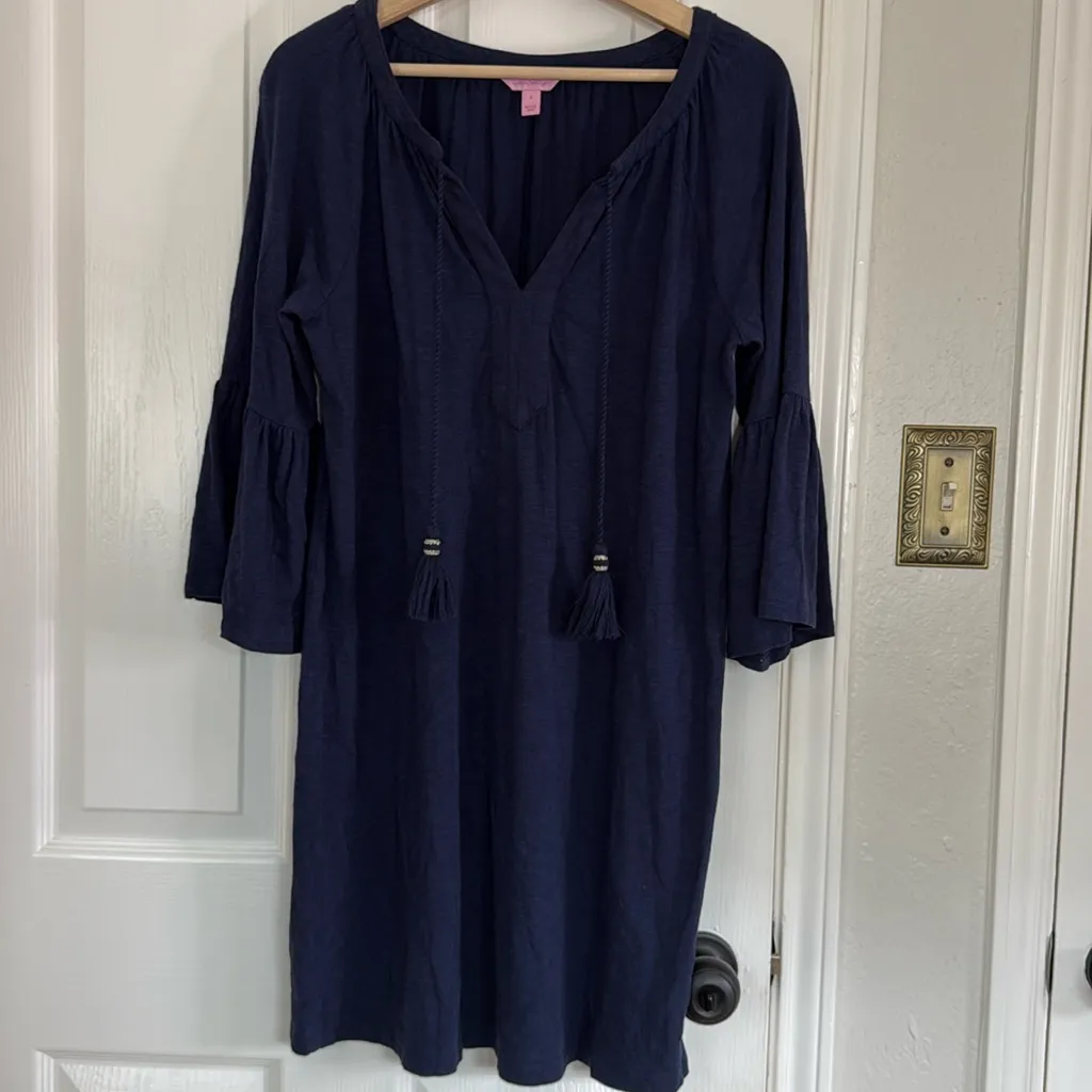 Lilly Pulitzer Del Lago cotton tassel dress - Image 2