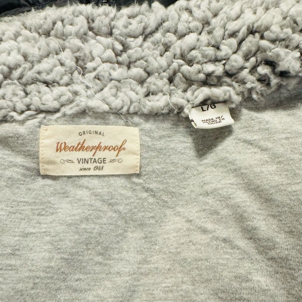 Weatherproof Vintage Women's Frosty Sherpa Pullover, DOLPHIN GREY, Size LARGE - Image 5