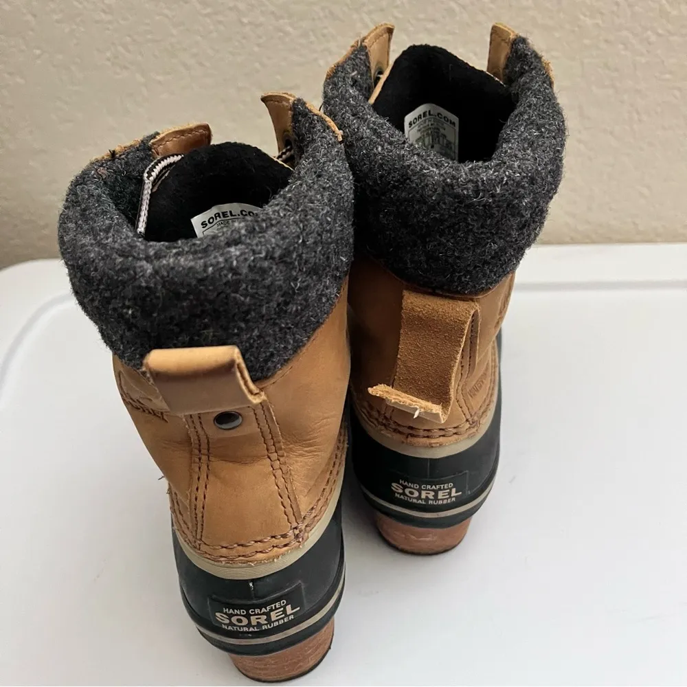 - Women's 6.5 Slimpack Lace Il Waterproof Insulated Boots Elk/Black - Image 5