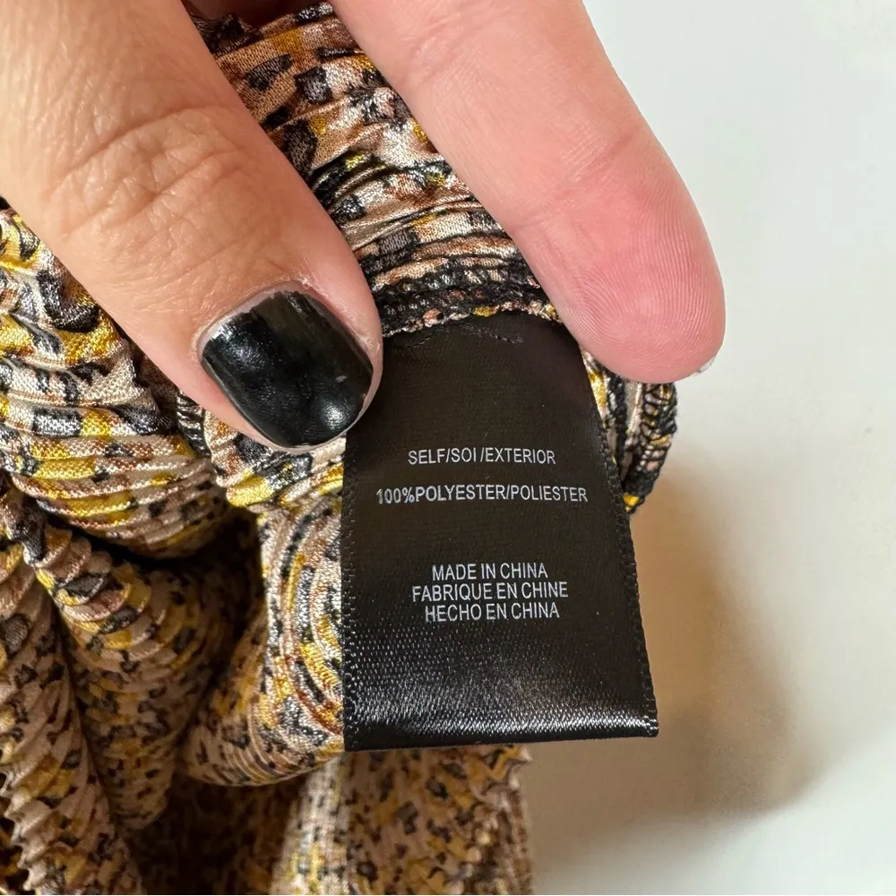 Wayf Leopard Print Long Skirt Size Xsmall - Image 5