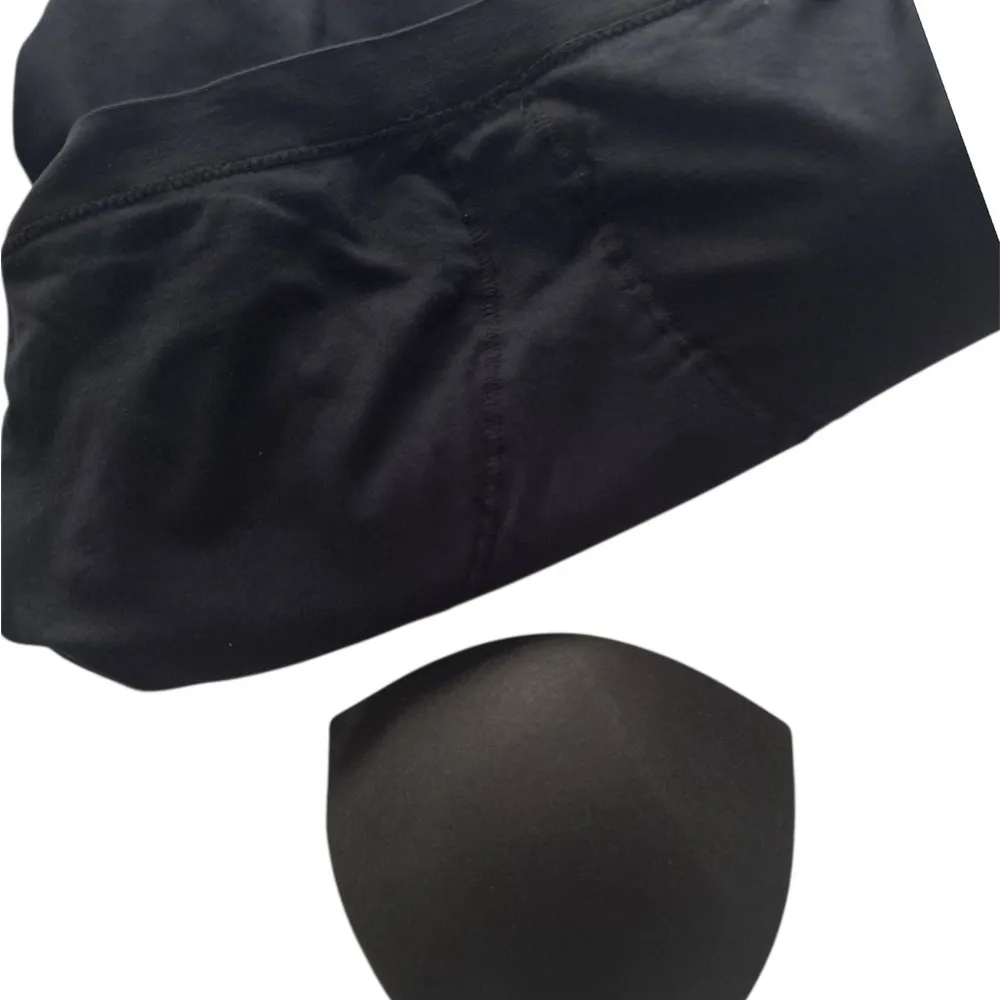 Yogalicious Seamless Carrie Tank Padded Racerback Tank Top Size XS Black - Image 5