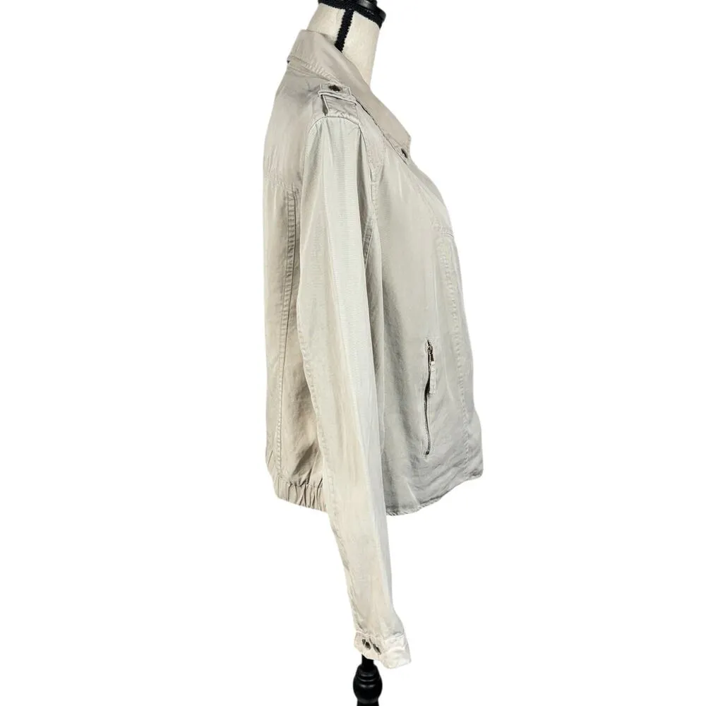 BLANKNYC Anthropologie X-Large Breezy Moto Jacket Full-Zip Pockets Long Sleeves - Image 3